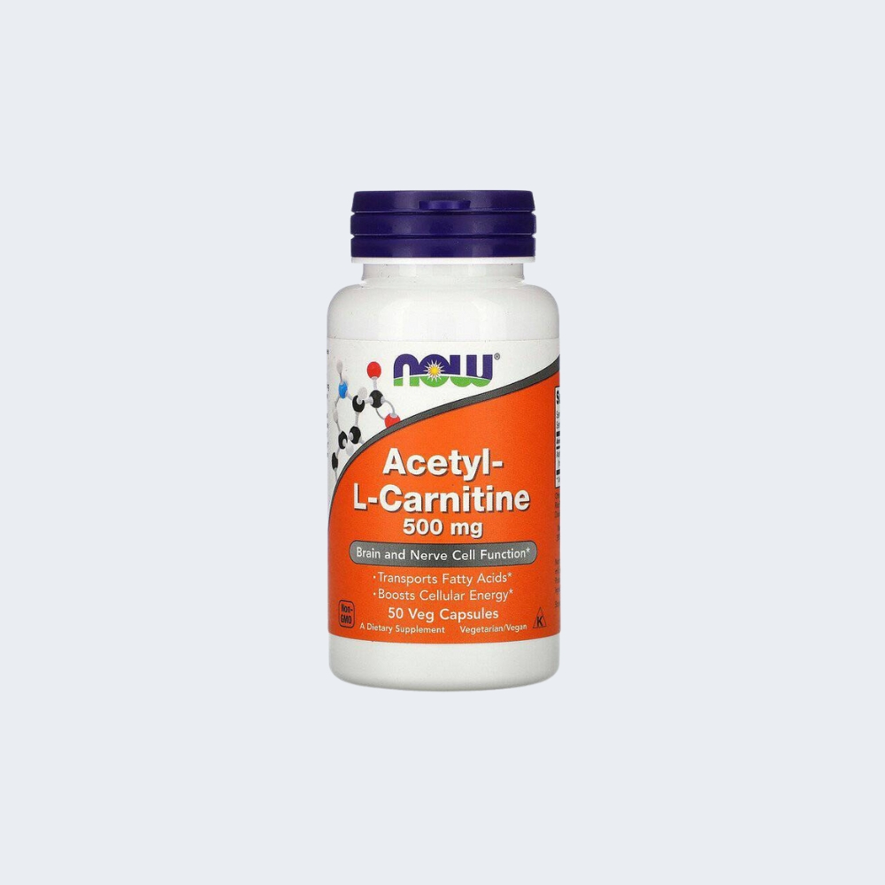 Acetyl L-Carnitine 500mg 50 Capsules – NOW