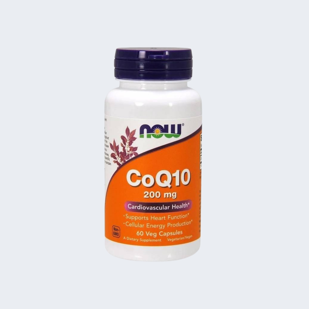 CoQ10 200mg 60 Capsules – NOW