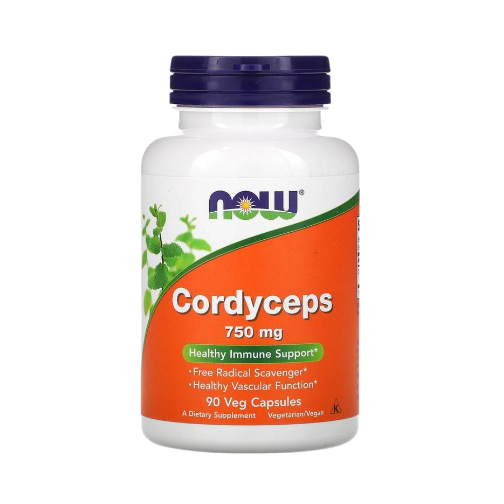 Cordyceps Mushroom 750mg 90 Capsules – NOW
