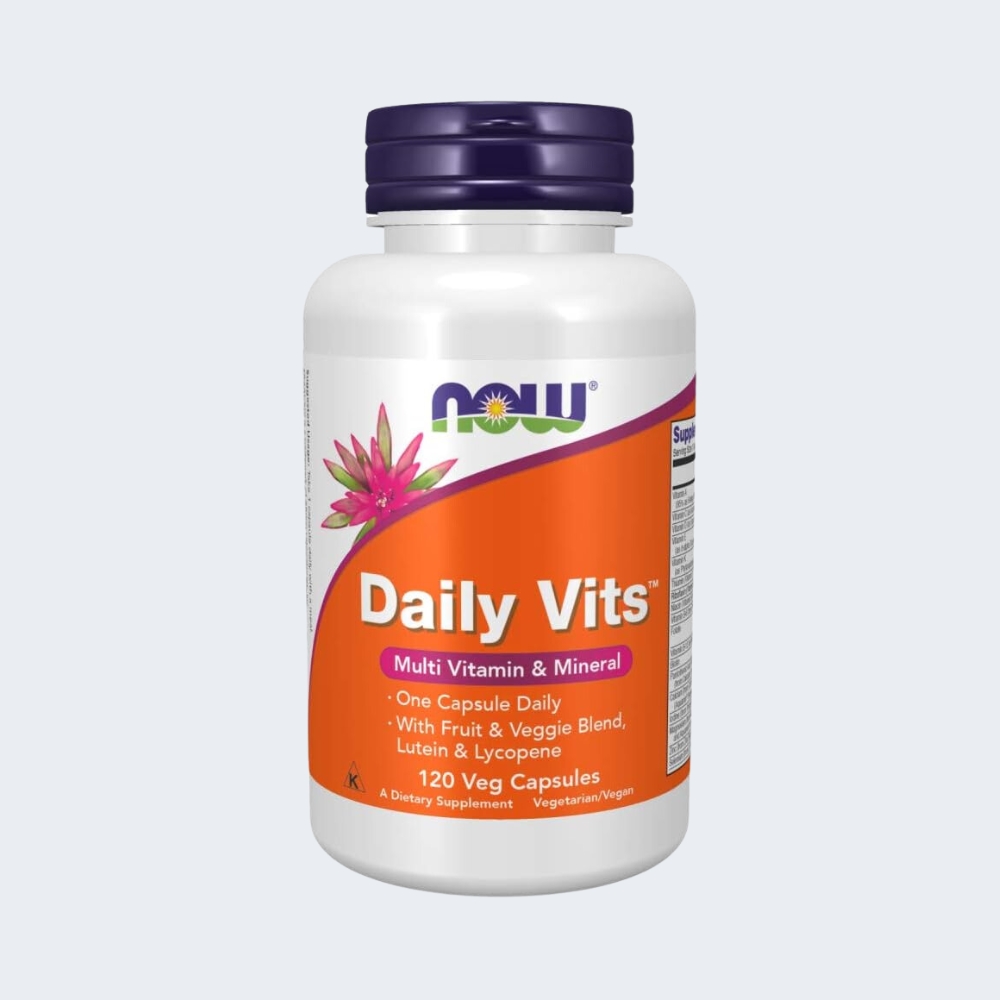 Daily Vits Multivitamin 120 Capsules – NOW
