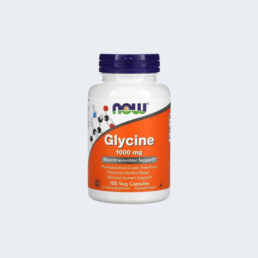 Glycine 1000mg 100 Capsules – NOW