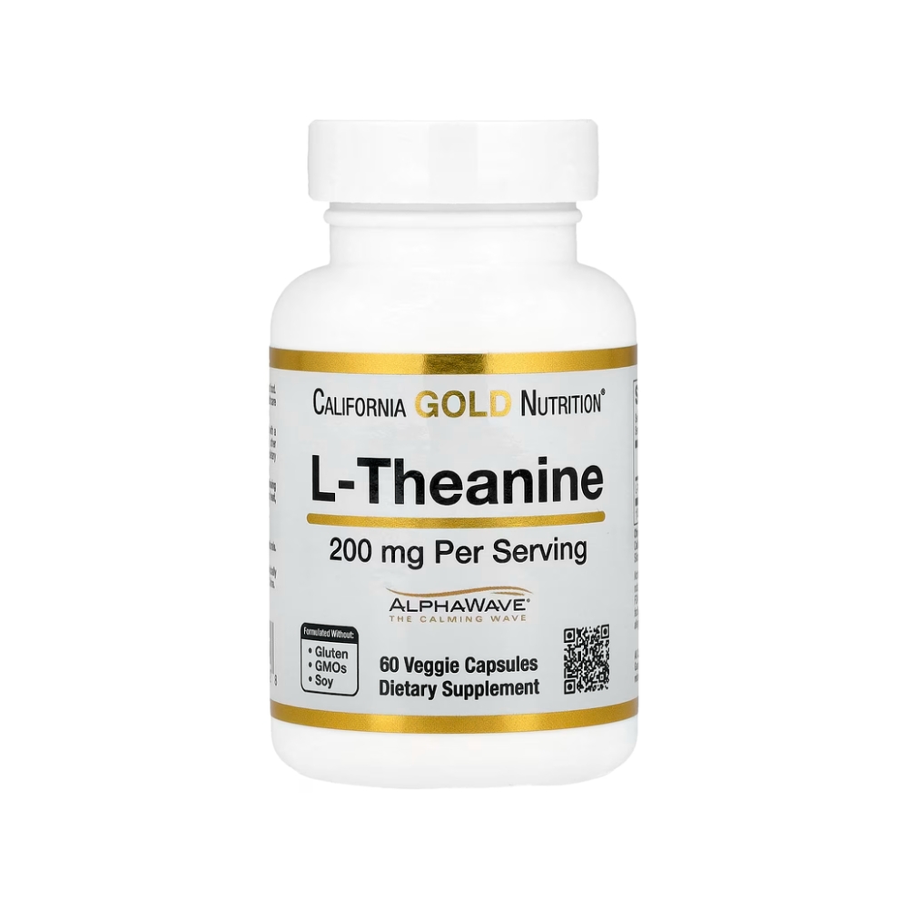 L-Theanine 200mg 60 Capsules – California Gold