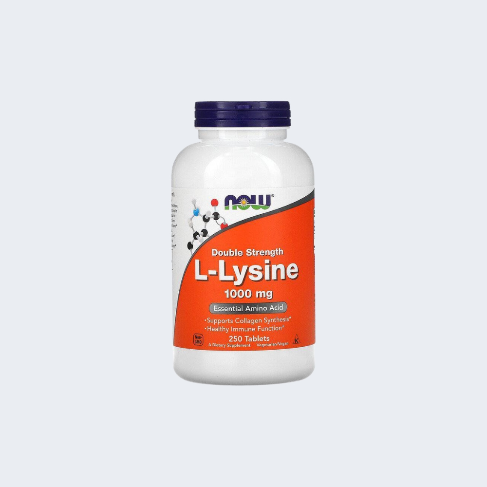 L-Lysine 1000mg 250 Capsules – NOW