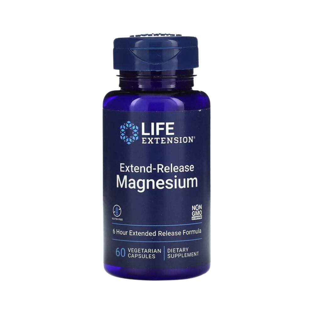 Extended Release Magnesium 250mg 60 Capsules – Life Extension