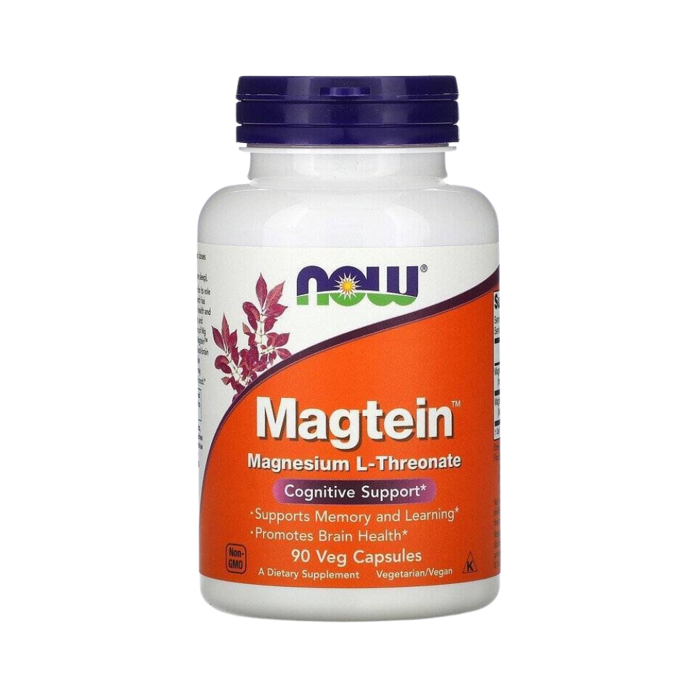 Magtein Magnesium L-Threonate 90 Capsules – NOW
