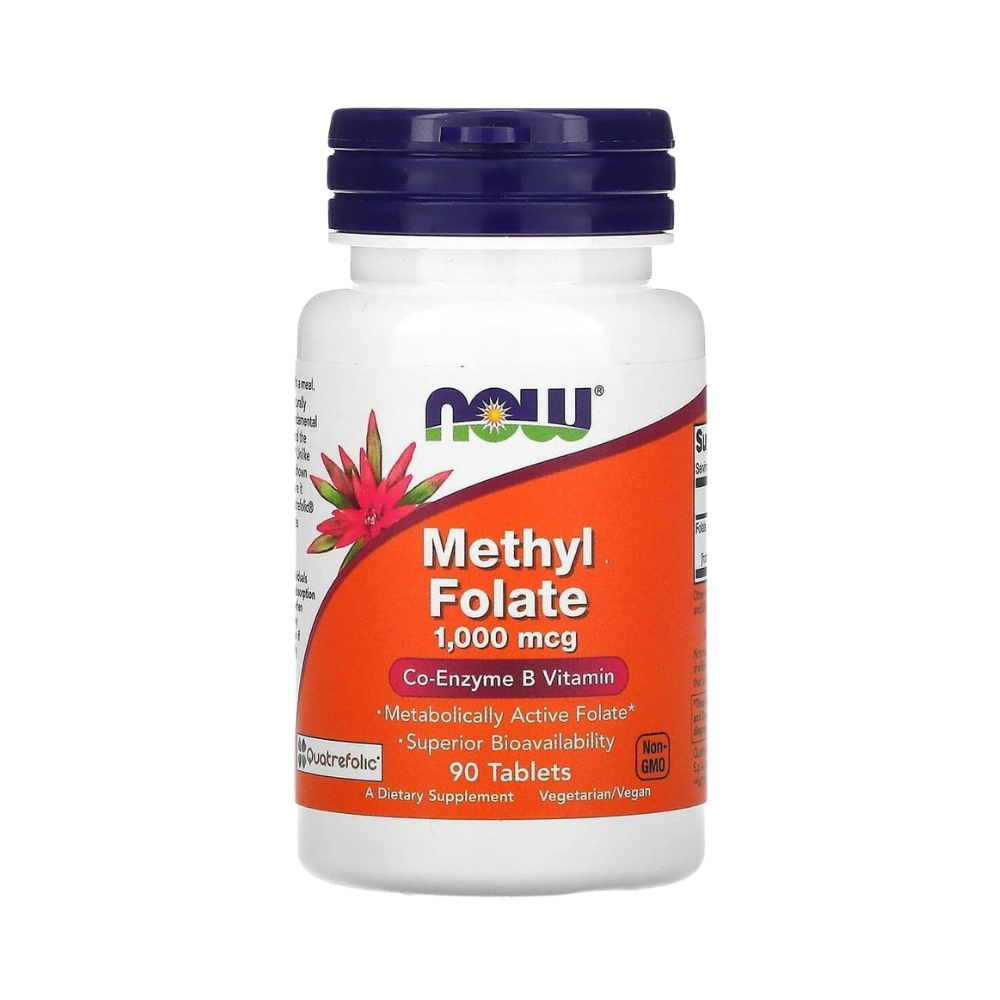 Methyl Folate 1000mcg 90 Tablets – NOW