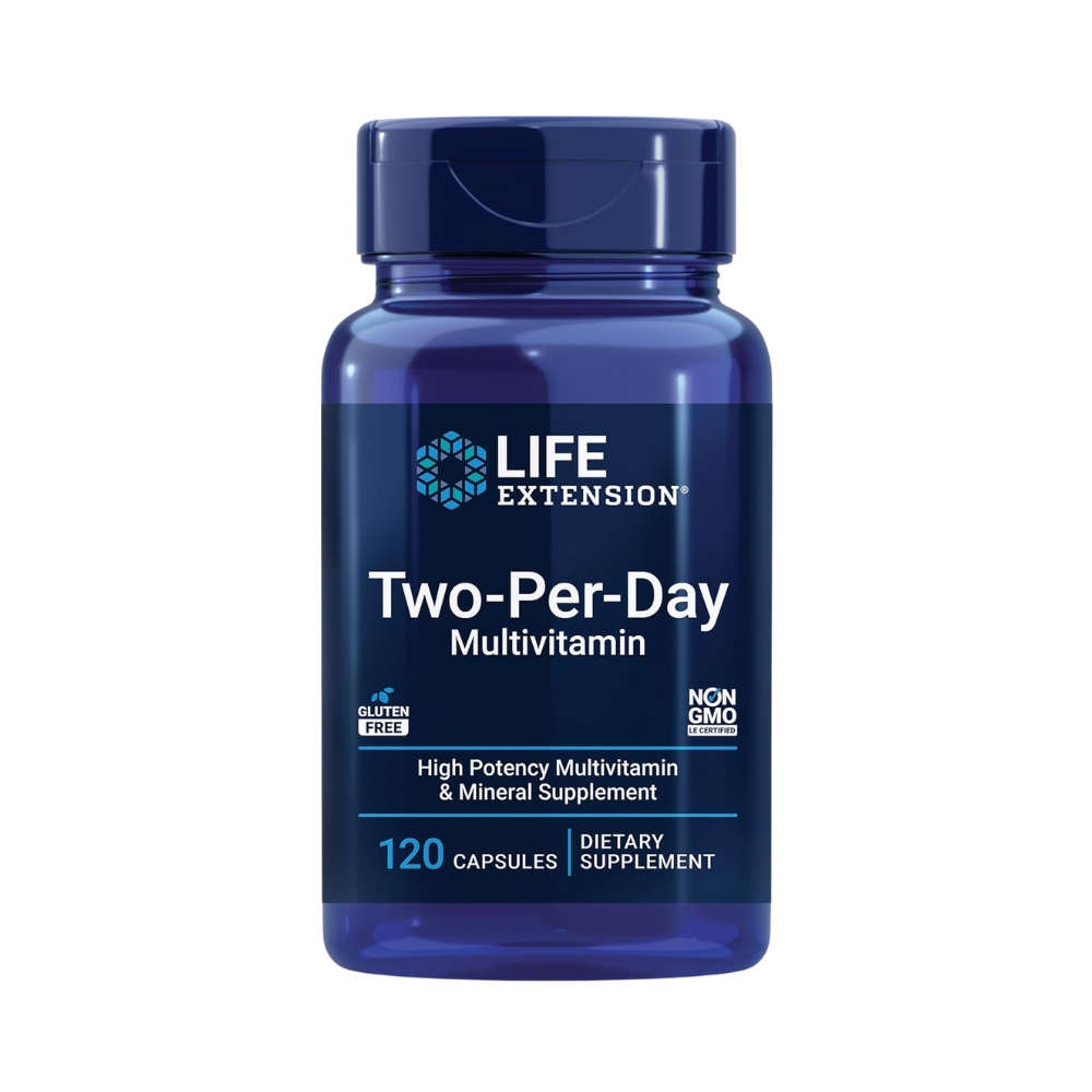 Two-Per-Day Multivitamin 120 Capsules – Life Extension