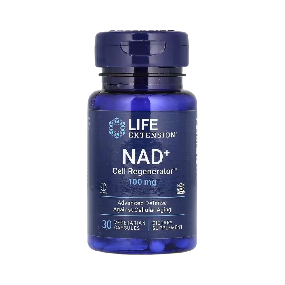 NAD+ Nicotinamide 100mg 30 Capsules – Life Extension