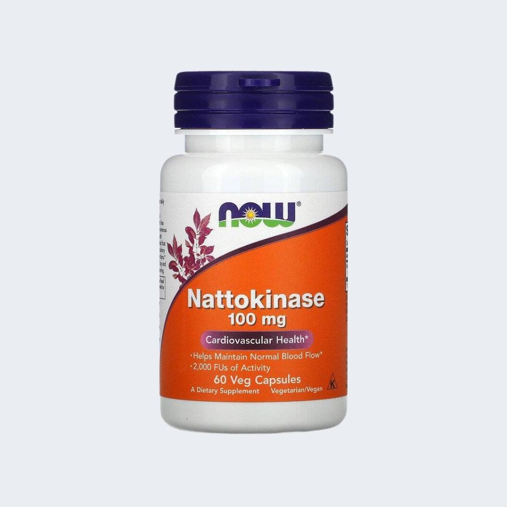 Nattokinase 100mg 60 Veg Capsules – NOW
