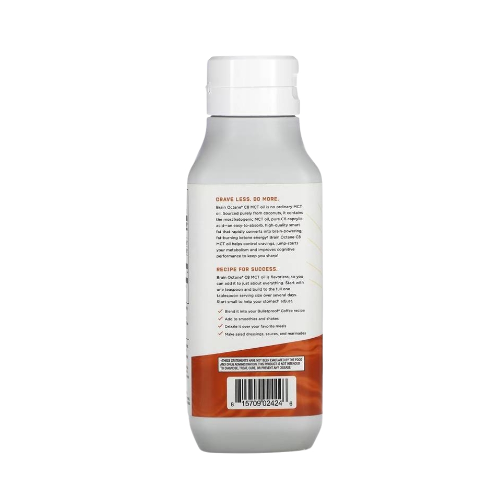 BRAIN OCTANE BULLET C8 TCM (Ácido Caprilico) - 414ML - BULLETPROOF - Imagem 3