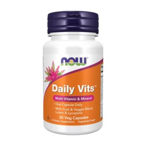 DAILY VITS (MULTIVITAMINICO) - 30 Capsulas - NOW FOODS