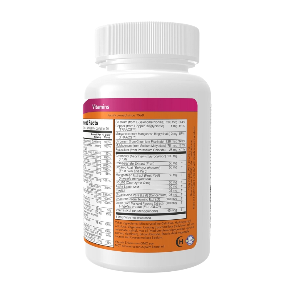 EVE (MULTIVITAMINICO) SUPERIOR FEMININO  - 90 Softgels - NOW - Imagem 2