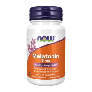 Melatonina - 3mg 60 Cápsulas - NOW FOODS