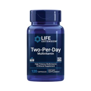 MULTIVITAMÍNICO TWO PER DAY - 120 Capsulas/Tabletes- Life Extension