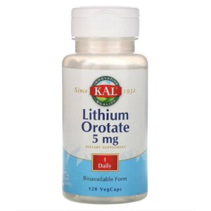OROTATO DE LÍTIO - 5mg 120 CÁPSULAS - KAL